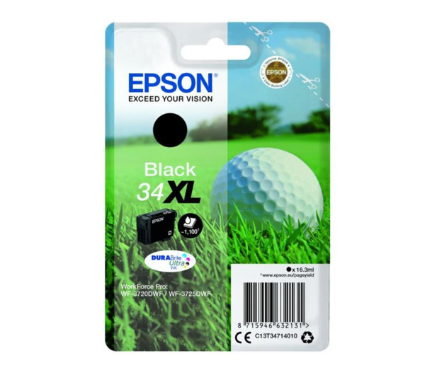 EPSON 34XLBK Black 1100str. C13T34714010 - 367029 - zdjęcie